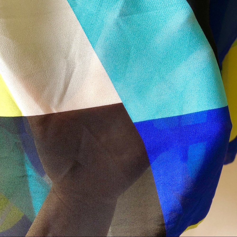 Color Block Beach Cover-Up - Picture 2 of 3